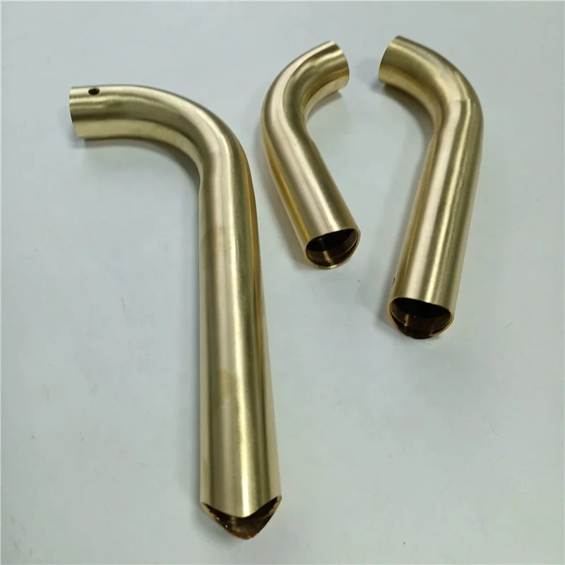 Brass tube bending service brass pipe bending copper tube bending brass handle processing Radiator copper tube