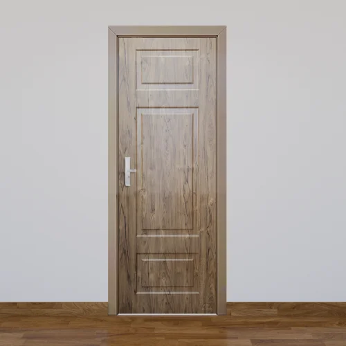 High Quality PVC Film MDF Door in Many Sizes Modern Design for Exterior Application OEM/ODM from Vietnam Manufacturer for Hotels