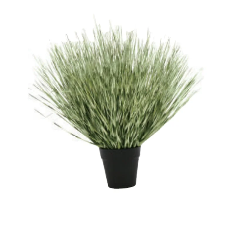 Artificial Plants Artificial Reed Grass UV Resistant Bushes Plastic Artificial Greenery Shrubs Faux Greenery for House Garden