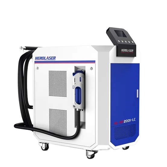 New 200W/500W Fiber Laser Cleaner Environmentally Friendly Metal Paint Remover Used Cars IPG Laser Head MAX Engine Water Cooling
