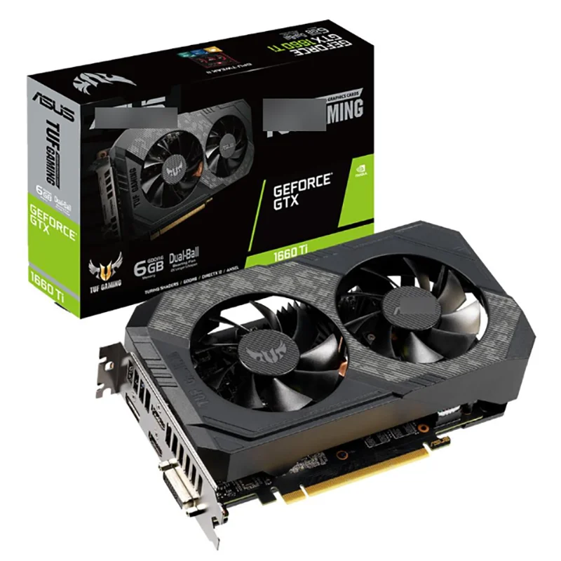 GTX 1660Ti 6G Graphics Card 2 x WINDFORCE Fans6GB 192-Bit GDDR6, GV-N166TOC-6GD Video Card