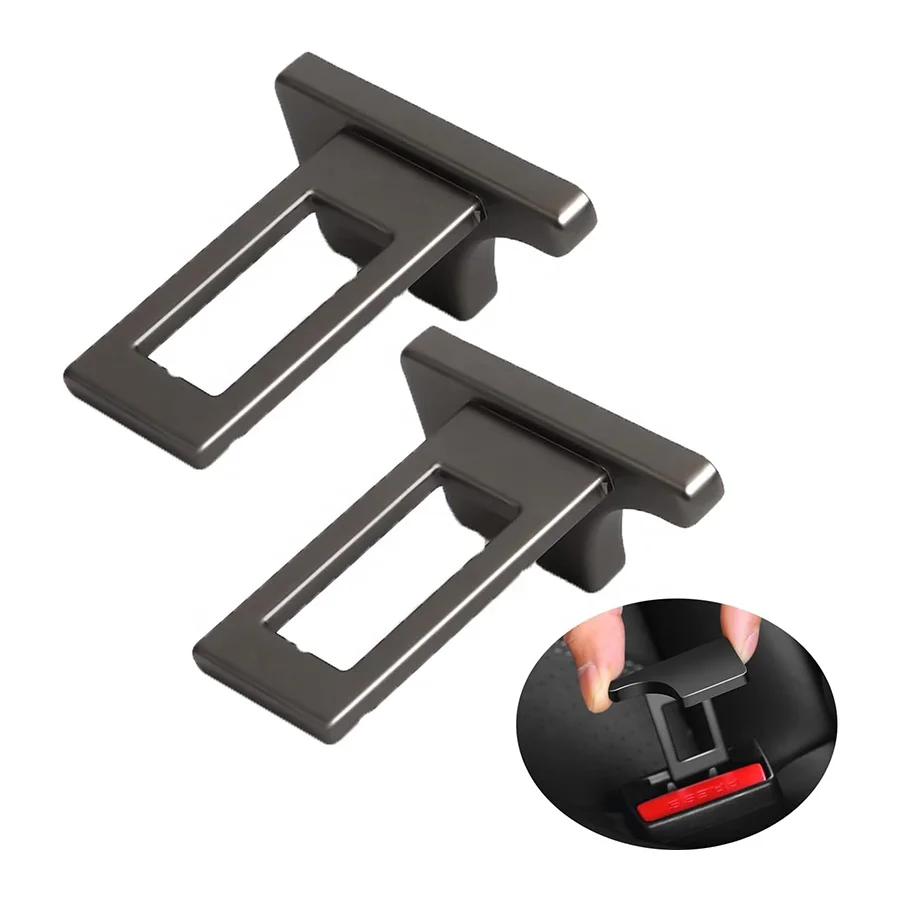 Alarm Stoppers For Car Seats Belt Buckles Hidden Car Seat Belt Clip For Tesla Model 3 Model Y