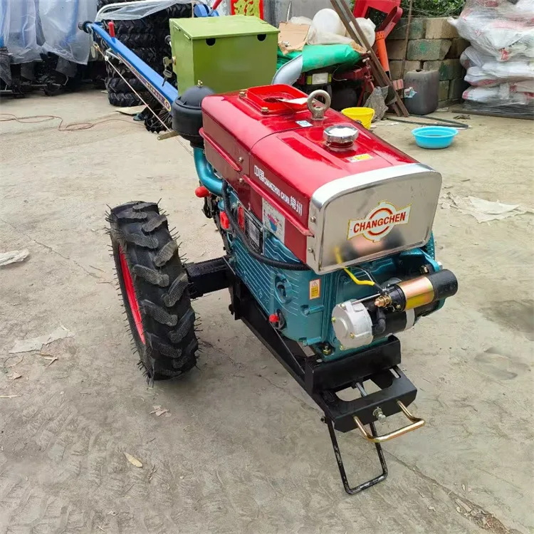 Self-propelled type Ridge planter trailer harvester Two Wheels With Plough Rotavator Corn Wheat Planter mini tractor 8-32 hp