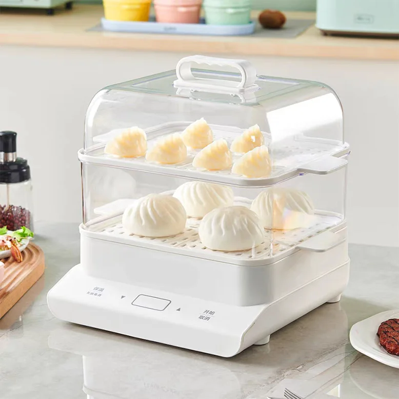 Three layer electric steamer home breakfast multifunction large capacity steam pot automatic power off Steam Box