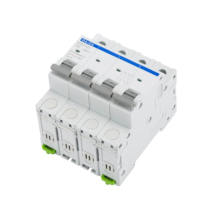 New  10ka 4P mcb 40a 1000v mcb Mini Micro MCB