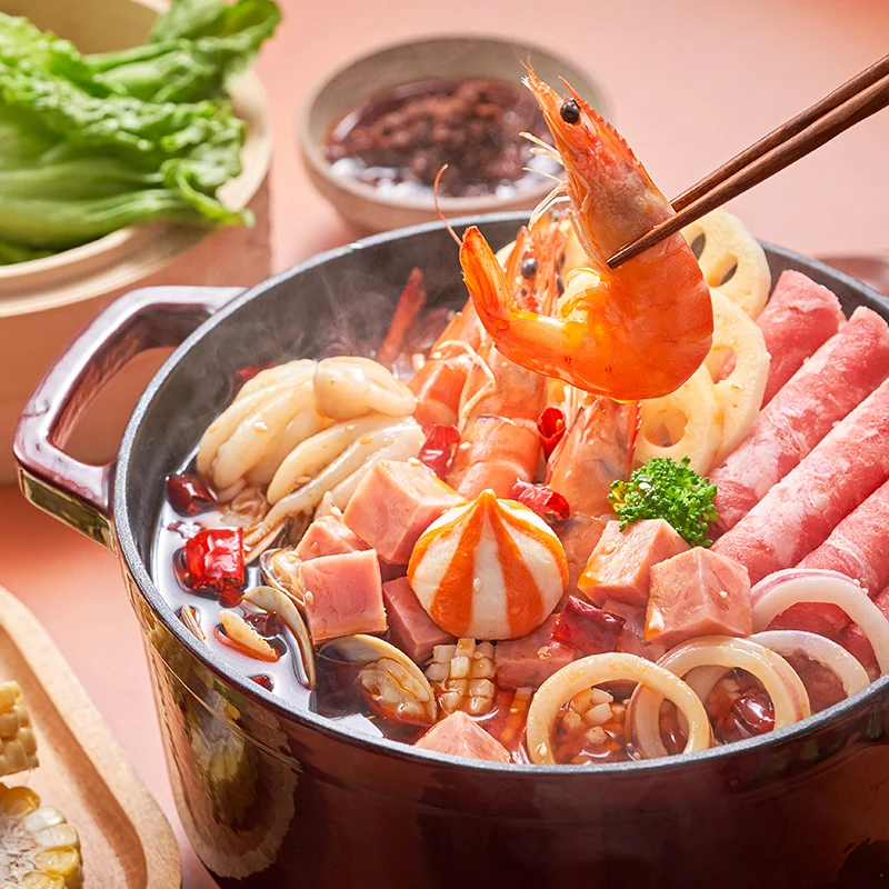 QINMA 1000g hot selling Sichuan mala Hot Pot flavor Vegetable Oil chilli powder Hot Pot seasoning (for restaurant)  from own fac