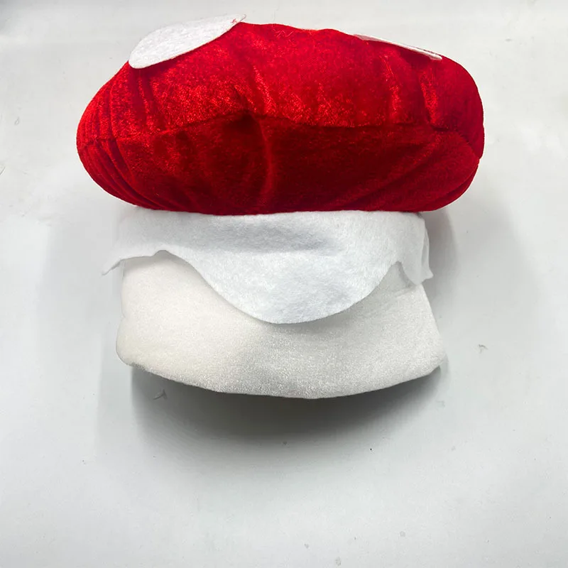 Adults Mushroom Toadstool Hat Mario Fancy Dress Costume Fairy Tale Nature Hat