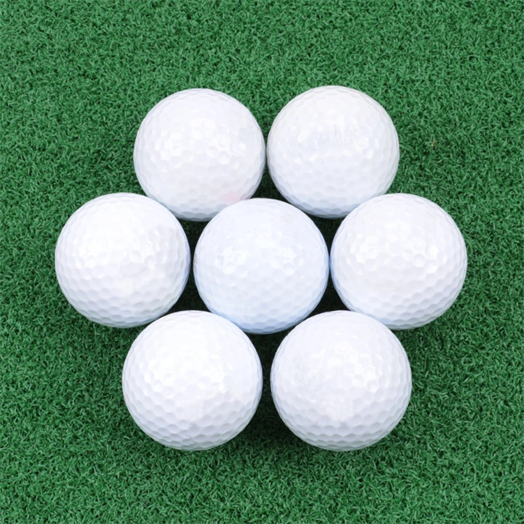 Custom Wholesale 2 Layers Surlyn Golf Range Balls Dimples with Good Quality For Golf Course