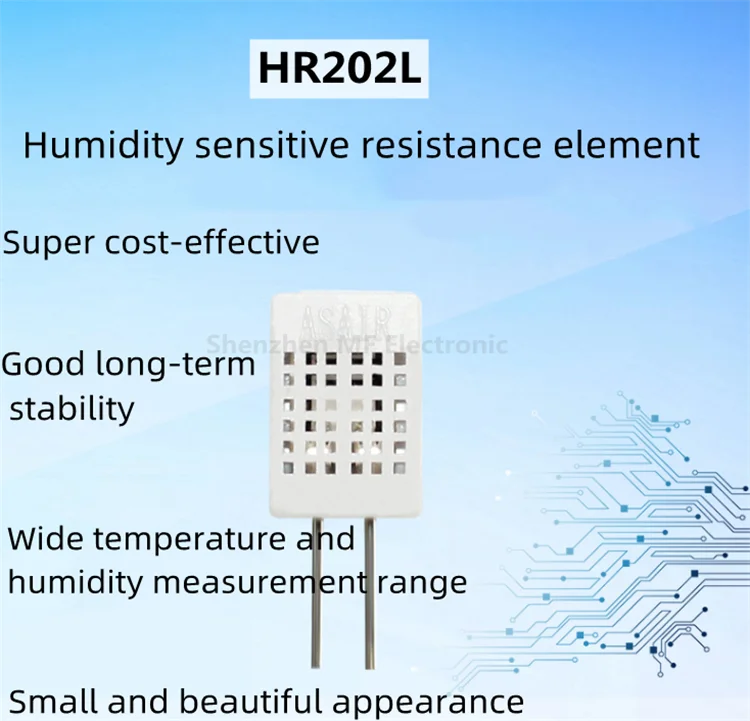 HR202L Aosong Digital High Quality Humidity Sensor Resistance Sensor Module With Housing For Temperature and Humidity Meter,