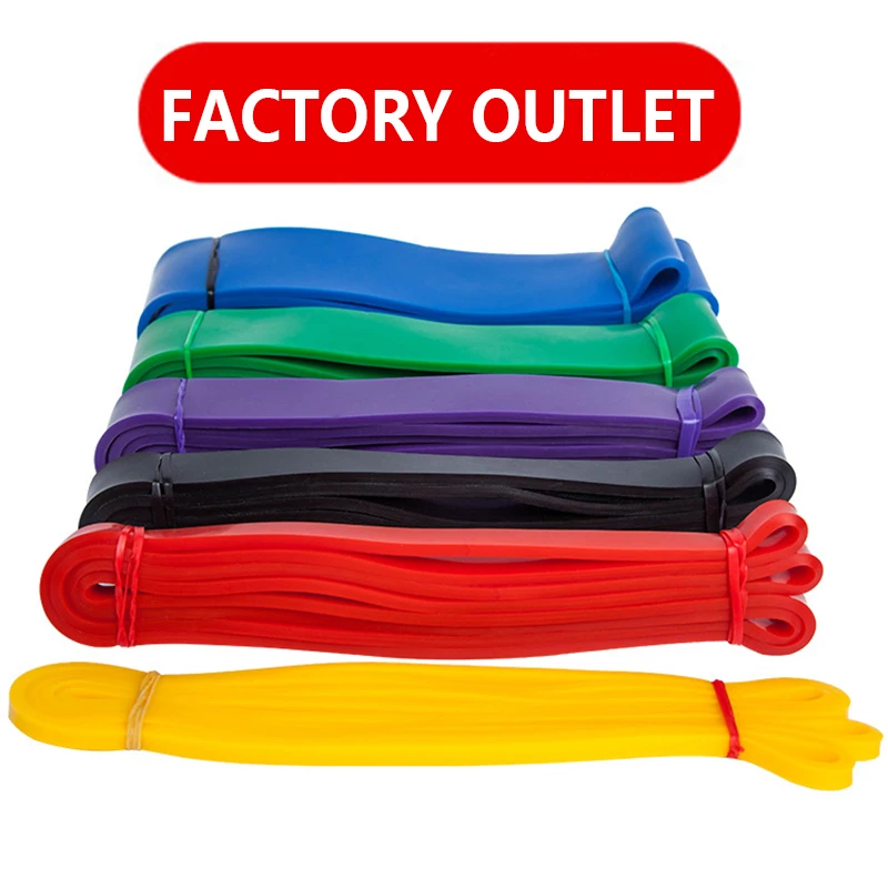 Fitness Strength training Yoga resistance belt high elastic TPE manufacturers direct support customized LOGO