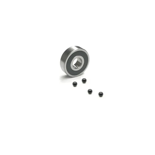 1/4 x 5/8 x 49/250 inch hybrid ceramic bearings Si3N4 balls double rubber sealed R4-2RS/C