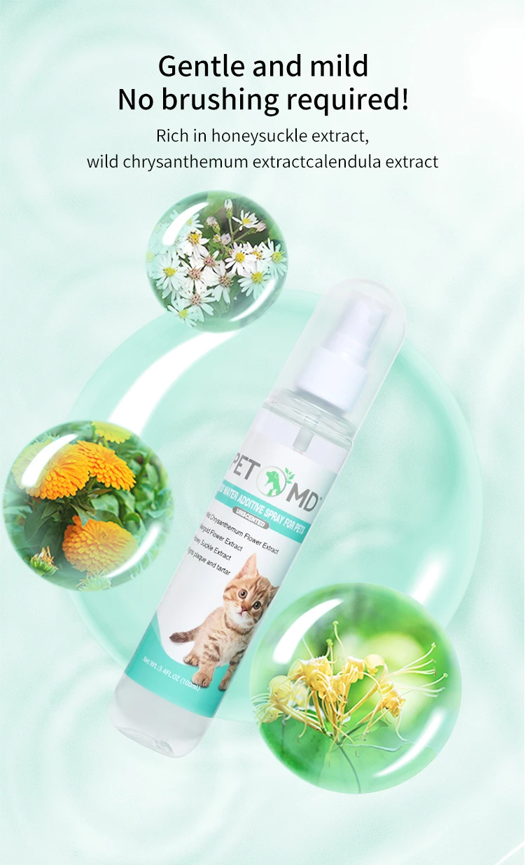 Oral Care Water Liquid Dog Teeth Cleaning  for Pet Teeth Clean Dental Care Treatment Formula Water Additive for Dogs Pets