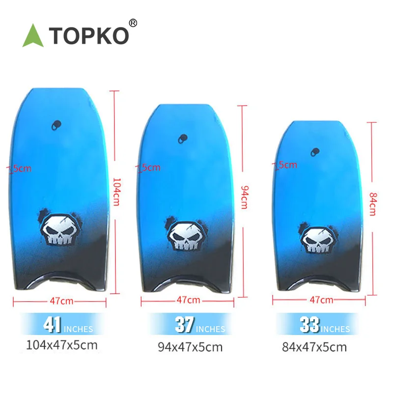 TOPKO oem mini foam surfboard adult children beginner water ski board high quality 33 inch surfboard