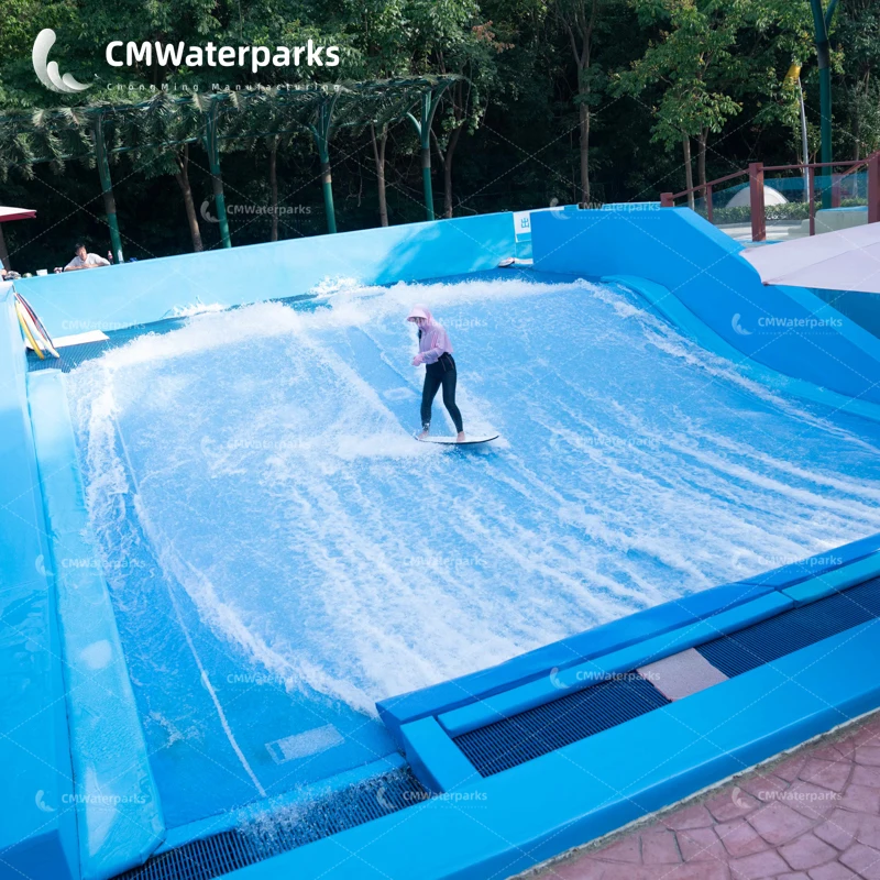 Super Wave CMSS11 Cmwaterparks Surf Machine Carbon Steel Surf Simulator For Training And Fun