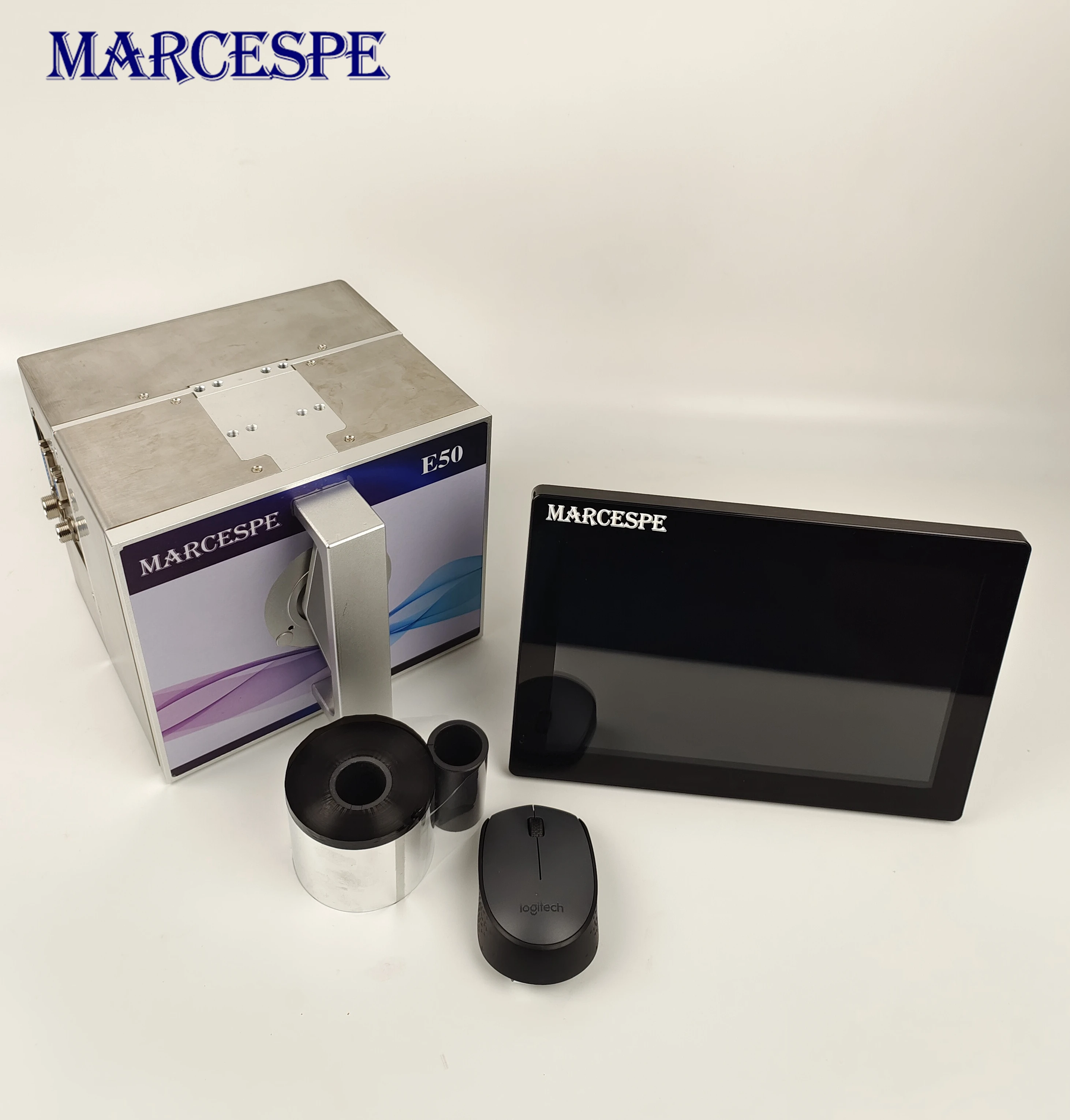 Marcespe  airless UHS SPEED Russian TTO E50 editing QR code on screen directly Thermal Transfer Overprinter  no need computer