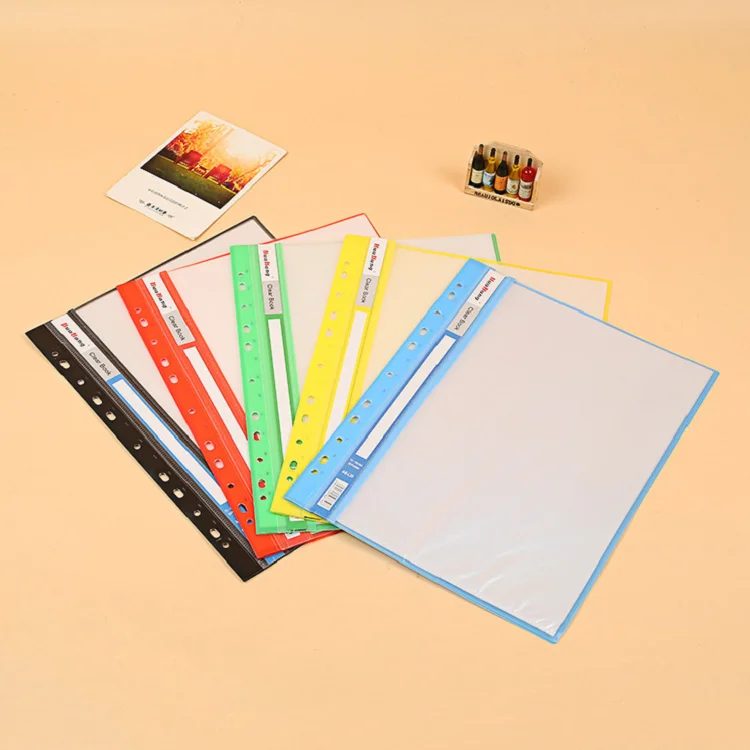 Yiwu новые A4 карманы прозрачная Книга пластиковая 11 отверстий дисплей книга