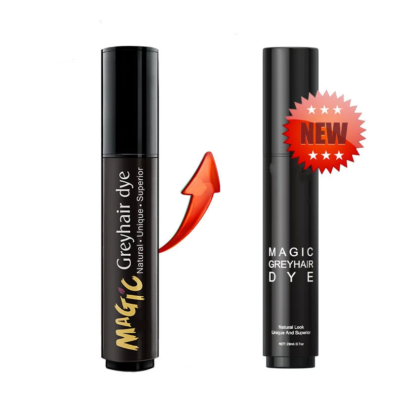 Factory Wholesale Hair Root Touch Up Black Brown Hair Color Stick Cover Grey White Hair Dye Cream Brush