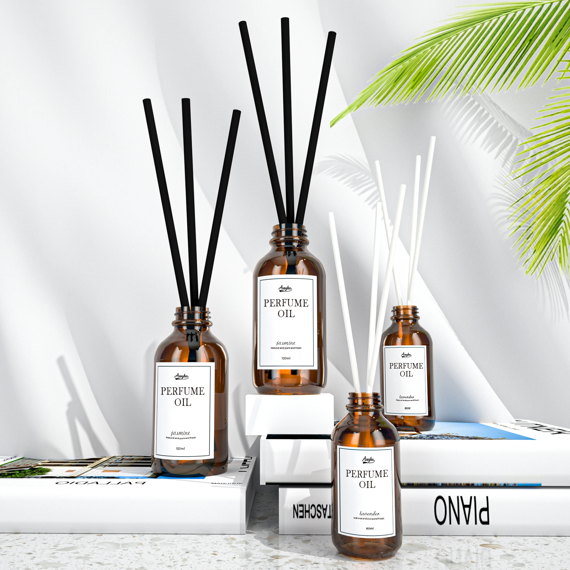 Soyha Home Decoration Customize Private Label Modern Home Reed Diffuser Air Freshener