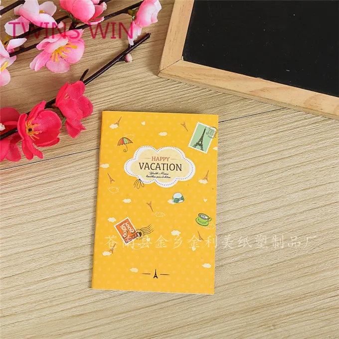 Wholesale Stationery Supplies Office & School Custom printed colorful lovely a6 blank paper notebook for Gifts 1914