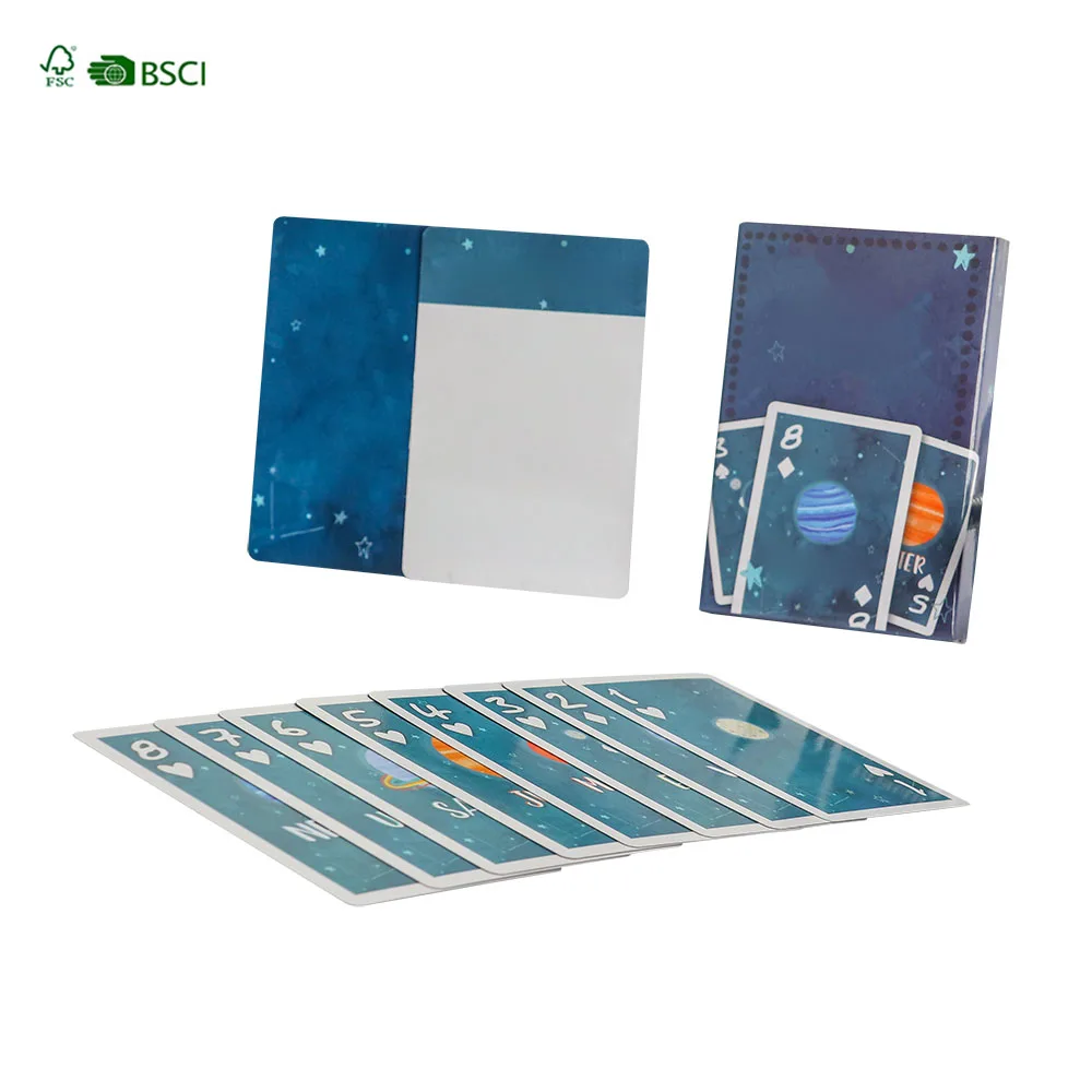 Free Sample Hot Sale Recycled Paper Custom Bee Quality Poker Playing Cards With Leather Case