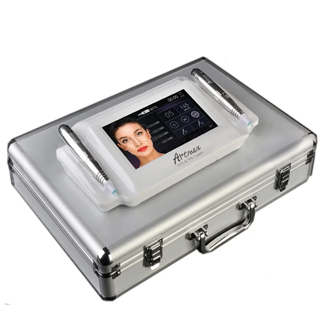 factory wholesale artmex V8 2 In 1 Pmu Mts Permanent Makeup Machine with skin care