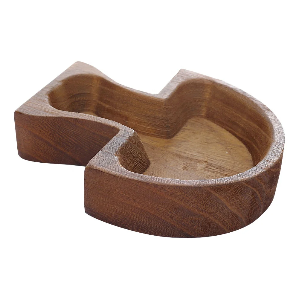 Mushroom Shape Wooden Dough Bowls  Dough Bowl Candle Hand Carved Wood Bowl Candle Hand-Poured 100% Soy Candle Wax