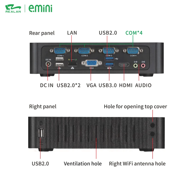 android computer industrial pc linux for smart control system AI device
