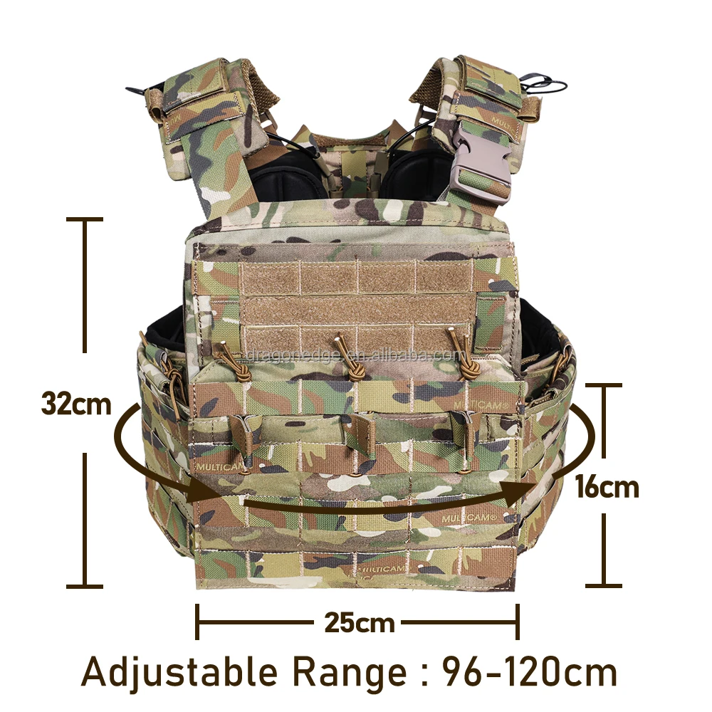SPARK TAC 500D Cordura Nylon CPC Plate Carrier CP Tactical Harness Cage  Hunting Combat Tactical Vest