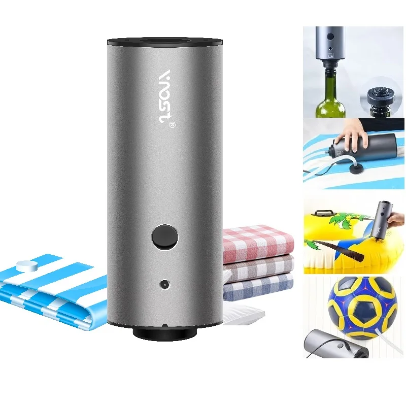 VNOST Electric Handheld Air Pump Mini Vacuum Compressed Bag Vacuum Sealer Storage Bags Compressor Clothes Organizer