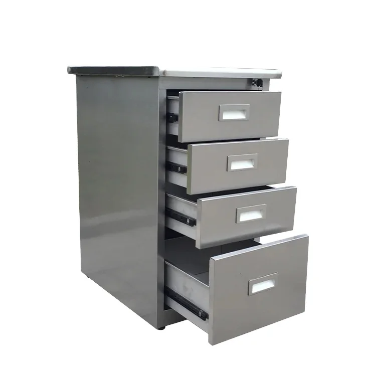 Customized Benches Modern Office Desk 304 Stainless Steel Computer Table Specialized Desks for Hospital Laboratory
