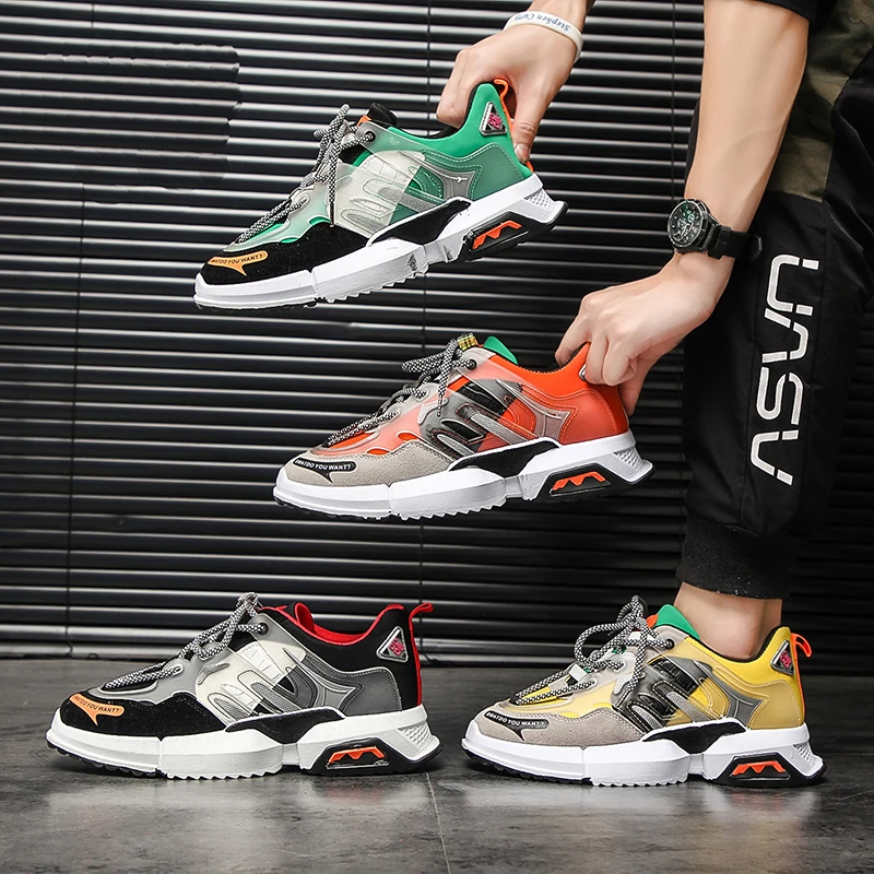 New Anti-Slippery 2021 Running Breathable Mens Casual White Shoes For Adult