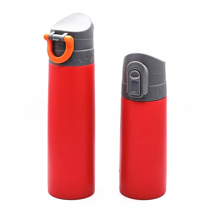 OEM ODM Flip lid stainless steel water bottle leakproof sport nice vacuum flask thermos