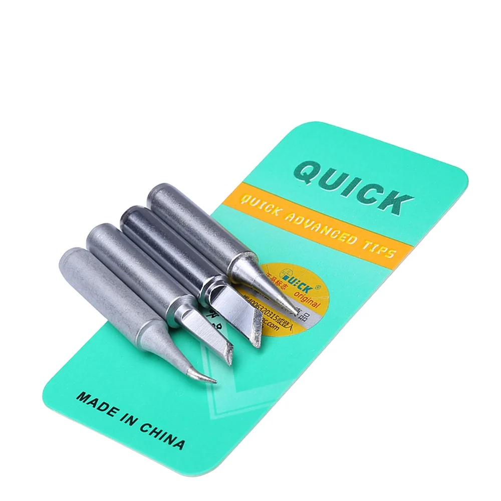 Original QUICK soldering iron tip lead-free 900M series soldering iron tip soldering pins suitable for 936 936A rework station