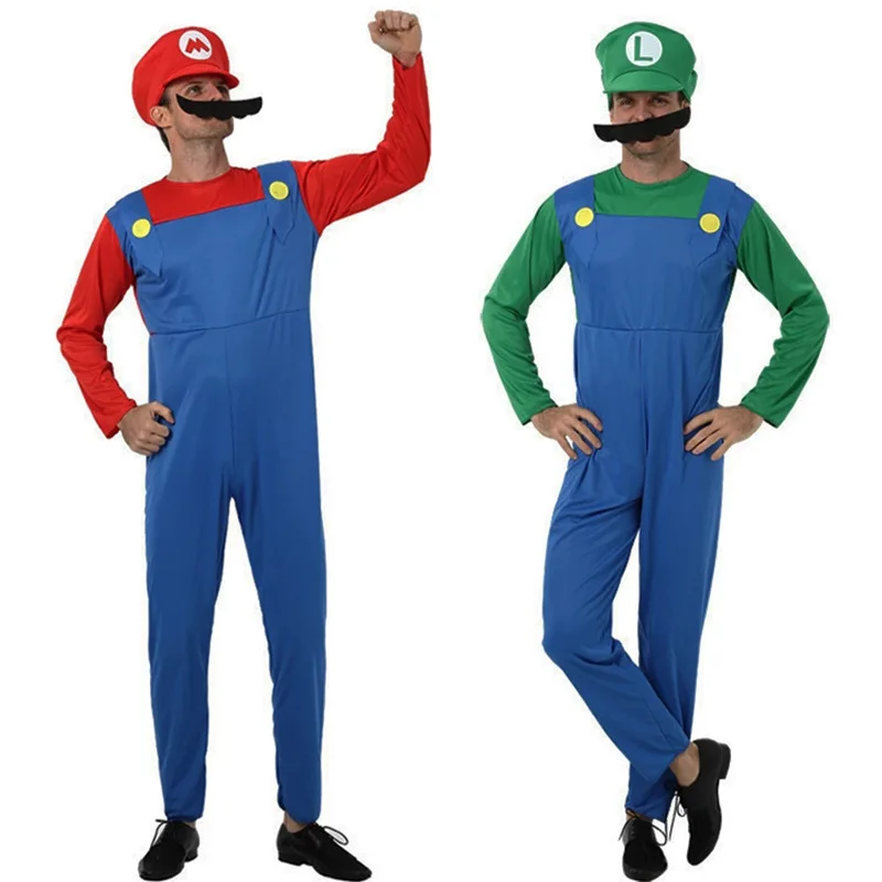 Cartoon Adult Children Role-Playing Clothes Super Brothers Halloween Costume Cosplay Family Suits
