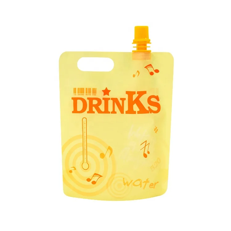 Customized Shake Instant Milky Tea Pouch Cold Brew Liquid Stand Up Spout pouch Bag with Nozzle