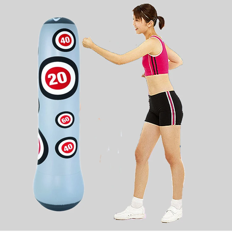 
Boxing Fitness Free-Standing Strong Pvc Inflatable Punching Bag For Kids And Inflatable Tumbler Toy 