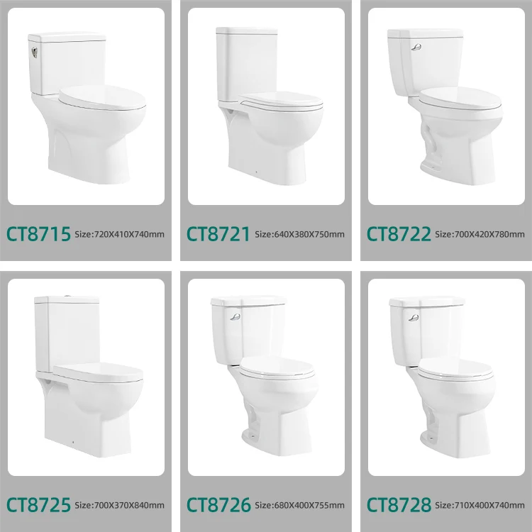 Factory direct sales ceramic toilet molds two piece