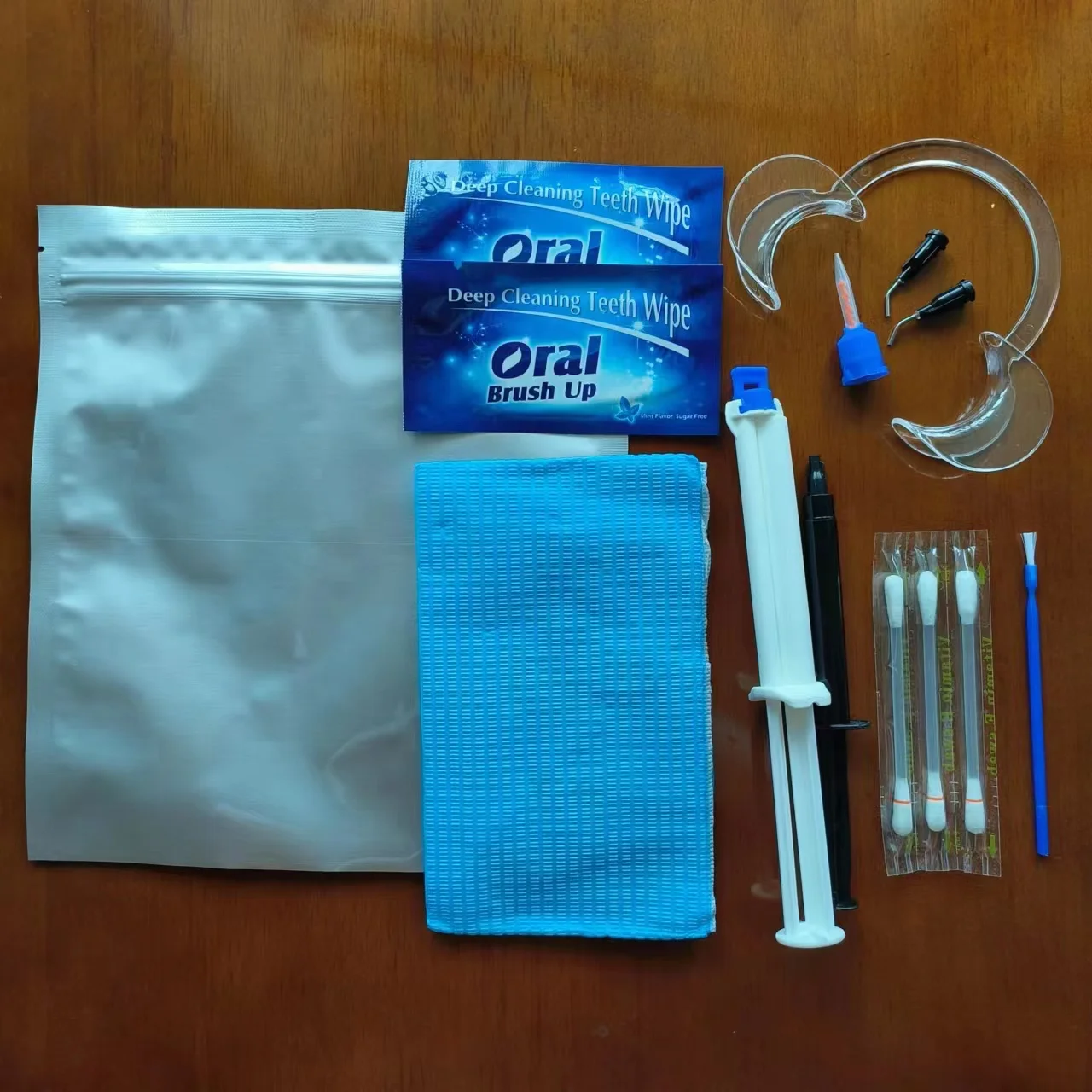 One Patient Per Foil Bag Professional 44% Hydrogen Peroxide Teeth Bleaching Gel Kit 10 Minutes Instant Whitening Gel