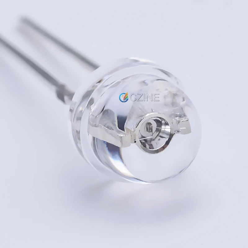 CZINELIGHT water clear yellow red green blue cool warm white ultra high bright 1000pcs packet led strawhat 5mm