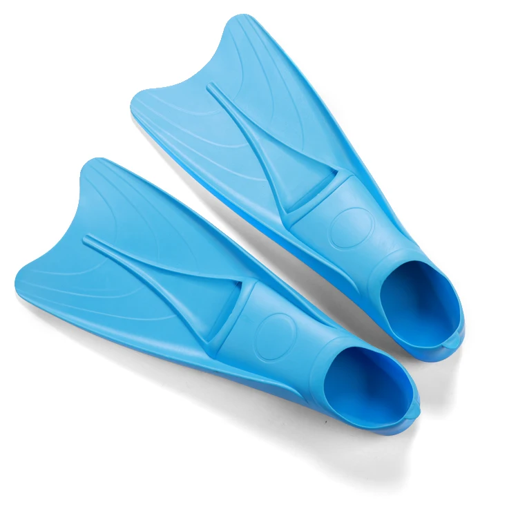 china wholesale  silicon short  free plastic diving fins