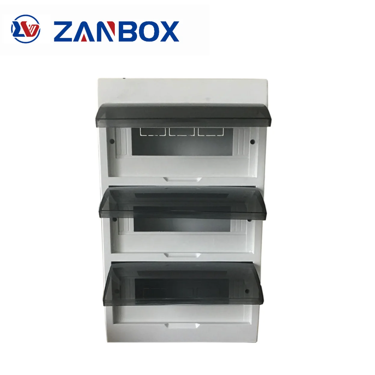 ZANBOS latest technology 36 way waterproof flame retardant portable plastic distribution box