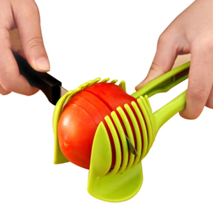 Amazon best selling factory direct fruit and vegetable slicer Handheld lemon tomato potato clip slicer