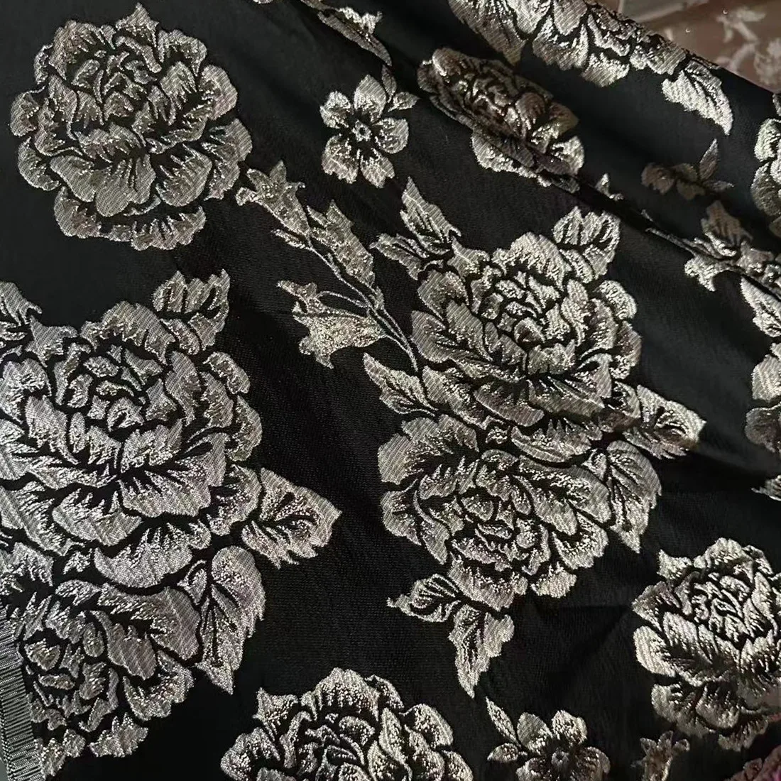 Nylon Poly yarn dyed Brocade Fabric  for organic garments fashion dresses and home textiles