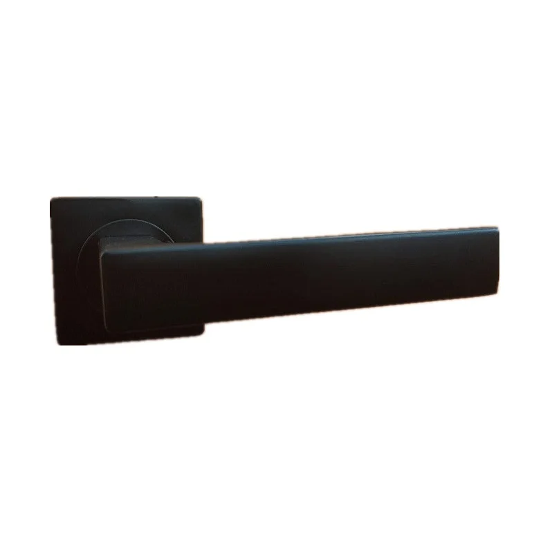 Black bathroom door lock aluminum