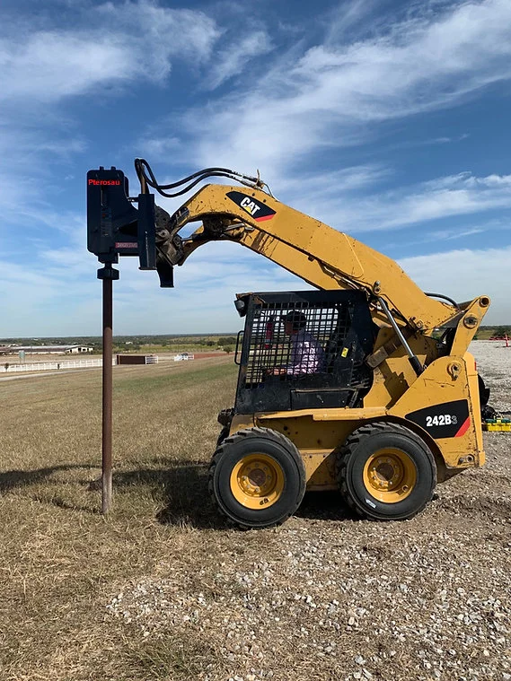 US Popular Skid steer Hydraulic Breaker Hydraulic Fence Post Pounder Driver Pile 680 chisel 68mm for 4-6 ton Yanmar T210