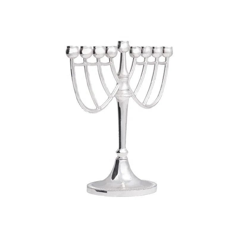 Metal Zinc Alloy Silver Gold Candlestick Candles Holder for Table Wedding Dinning and Party