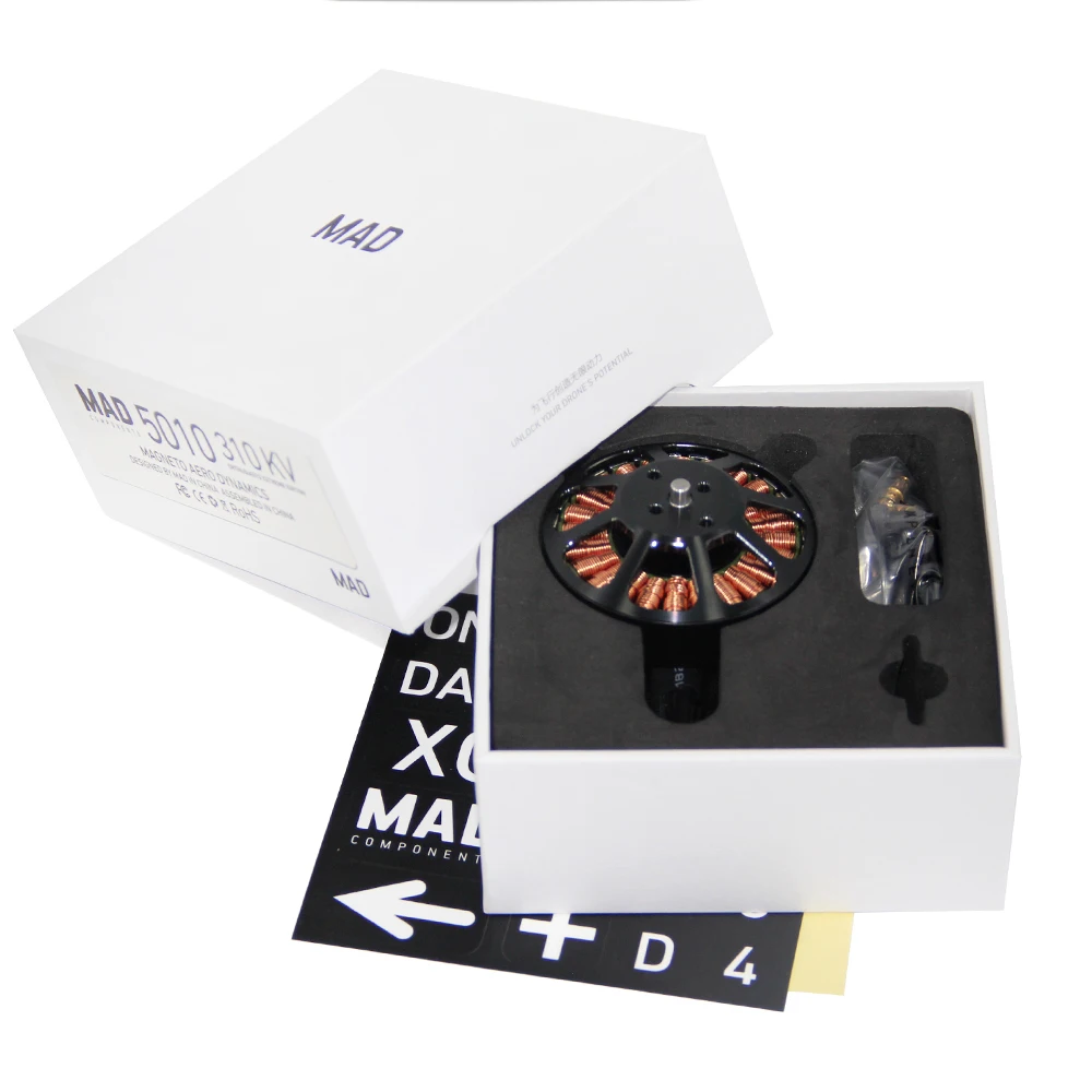 MAD 5010 EEE 24V 310KV  High Torque Brushless Dc Motor for Drones with 17-22 in Prop