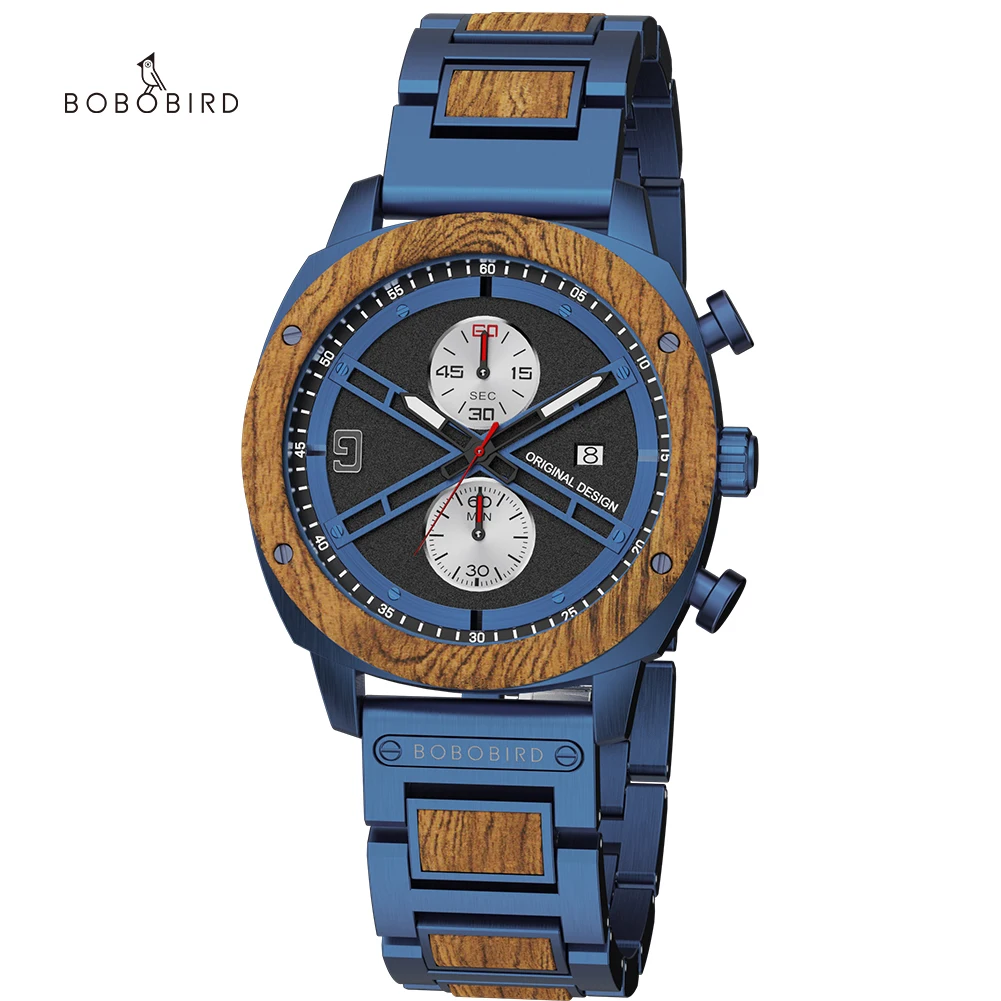 BOBOBIRD Personalized customization The latest fashionable sports style dropshipping oem minimalist  wood watch