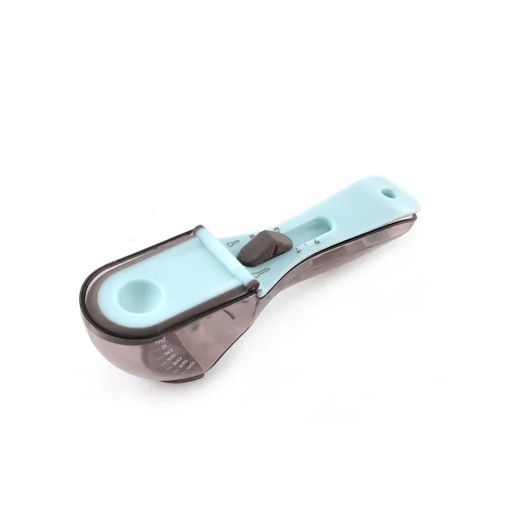 Hot Sale Cube Plastic Scale Measuring Cup Spoon Set Adjustable Home Use-for Liquid Measurements Baking Pets Food Shovel Scoop