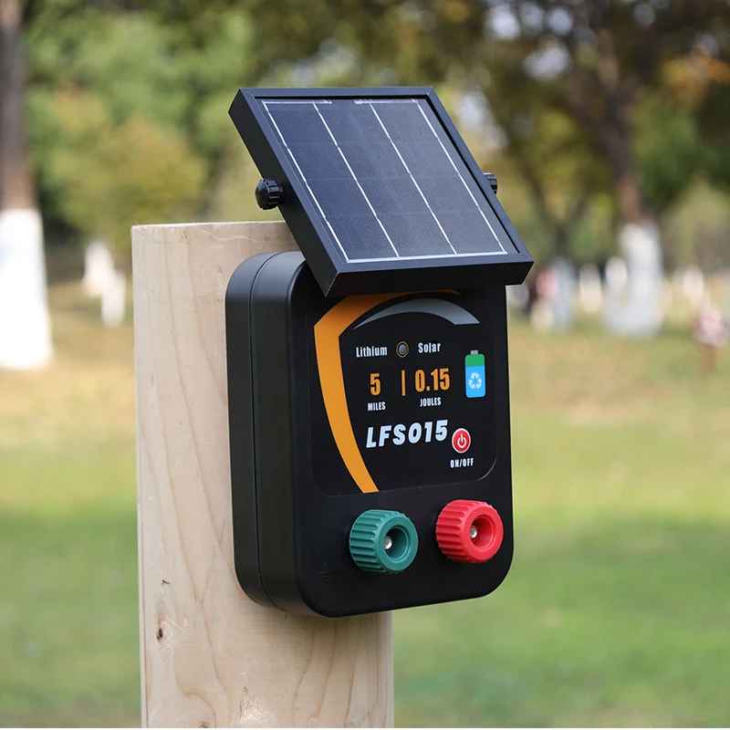 Lydite New Design Mult Powered Livestock Solar Farm Elephant Electrical Fencing Energizer With Battery Electric Fence Energizer